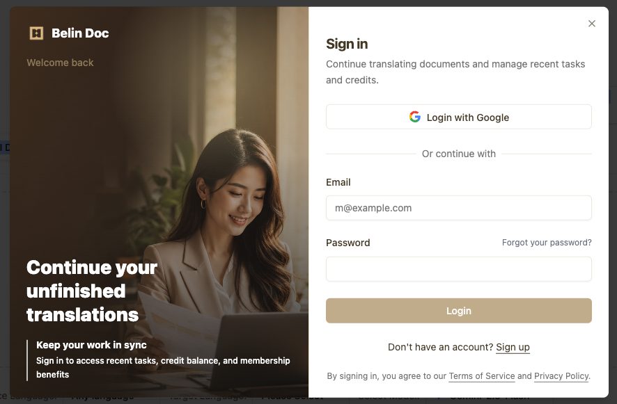 How many sign-up steps are there, and is a card required immediately?