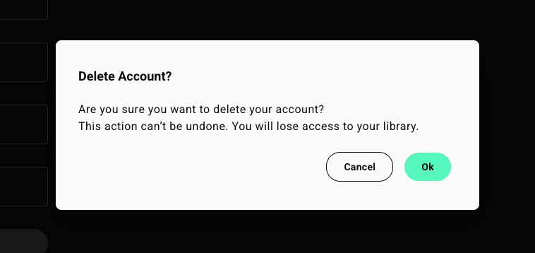 How do you unsubscribe, delete the account, and export your data?