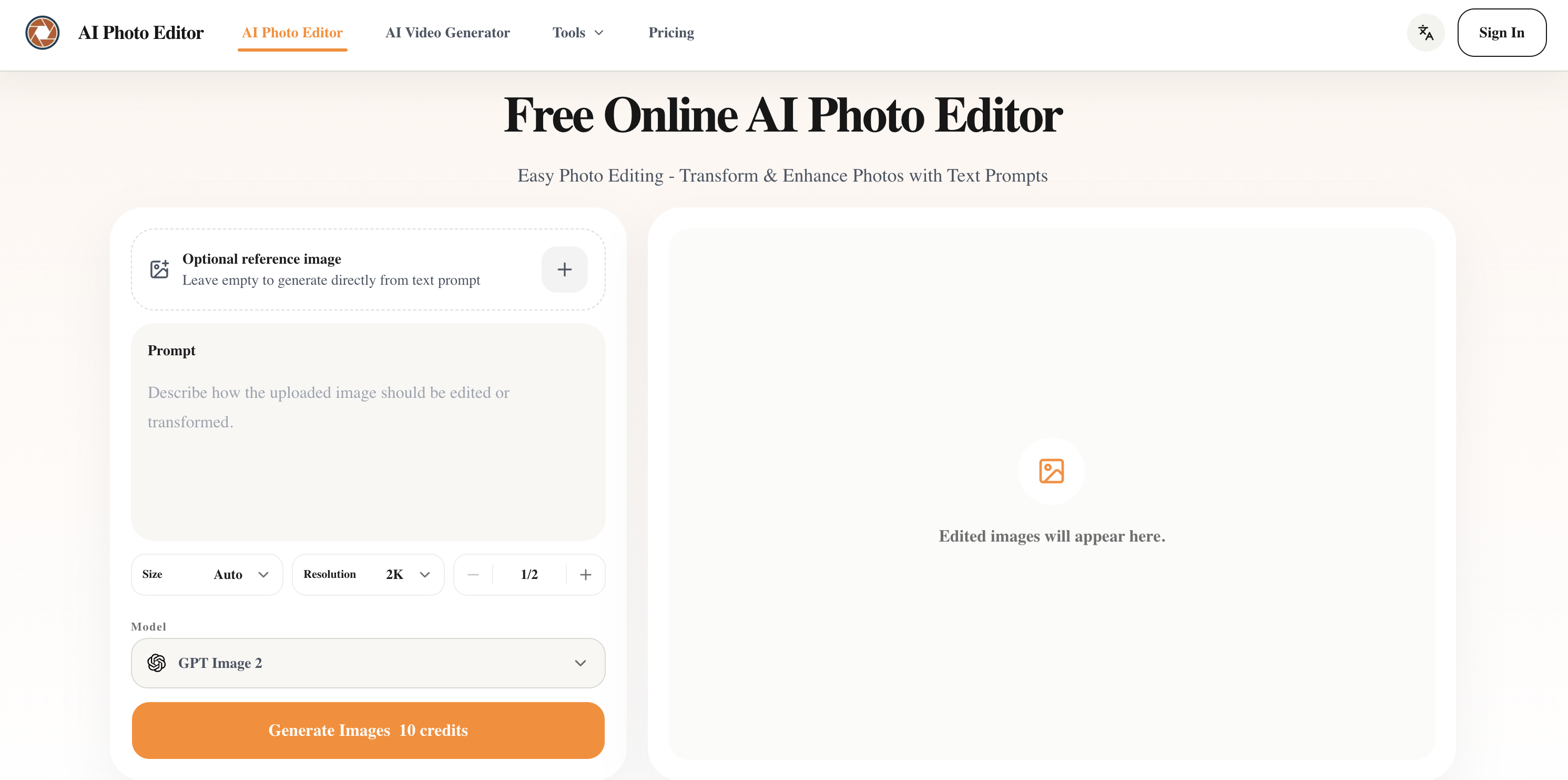 AI Photo Editor